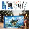 Fishing Countdown Calendar 2025 24 Days Fishing Lures Christmas Countdown Calendar Advent Holiday Angling Rod Holder Lip Gripper