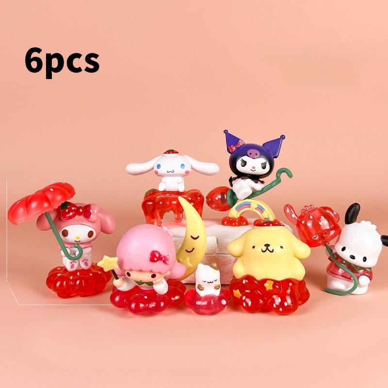 Strawberry Melody Pochacco Pvc Figure Set For Collectors And Anime Fans