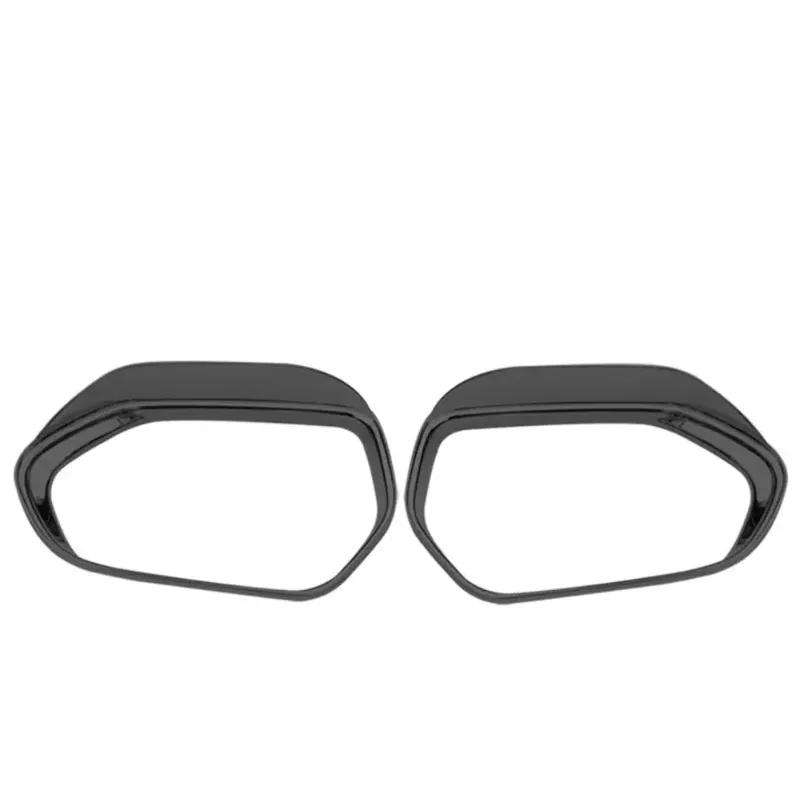 For Toyota Camry 2018-2024 Car Rearview Side Mirror Rain Eyebrow Shield Cover Frame Sticker Protector Exterior Carbon Black ABS