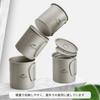 Naturehike Titanium Tea Cup Coffee Cup 200ml300ml 600ml with Handle for Camping Home Use Ultra Light Sturdy Open Fire Single Mug Cooker Kocher with