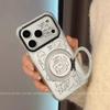 Applicable to Apple 17Pro mobile phone case, high sense fashion trend iphone16 cartoon anti-drop 15 line cat