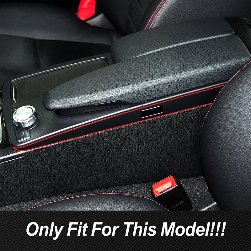 

Car Interior Accessories Center Console Armrest Box Both Side Strips Stainless Steel Trim For Mercedes Benz C Class W204 2011-13