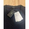 Used [225529] HUGO BOSS Hugo Boss Like new! Short-sleeved T-shirt, cut and sew, V-neck, cotton/poly blend, with tag, INT S Men's, Black