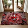AC Milan Design Crystal Velvet Rug Soft Decorative Mat for Bedroom Entrance