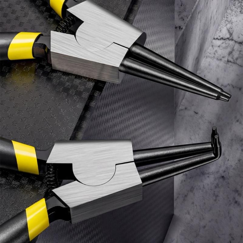 Precise Snap Rings Pliers Set AntiSlip Design Effort Saving Spring Accurate Circlip Pliers For Professional Tasks