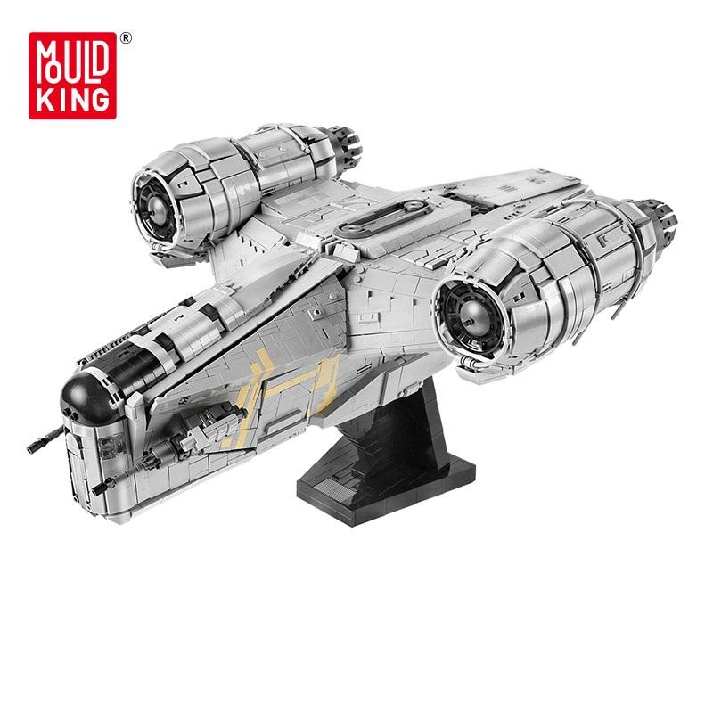 MOULD KING Stavebnice Star Destroyer Model hvězdné lodi Razor Sestava Cihly Děti Vzdělávací kutilské hračky Vánoční dárky