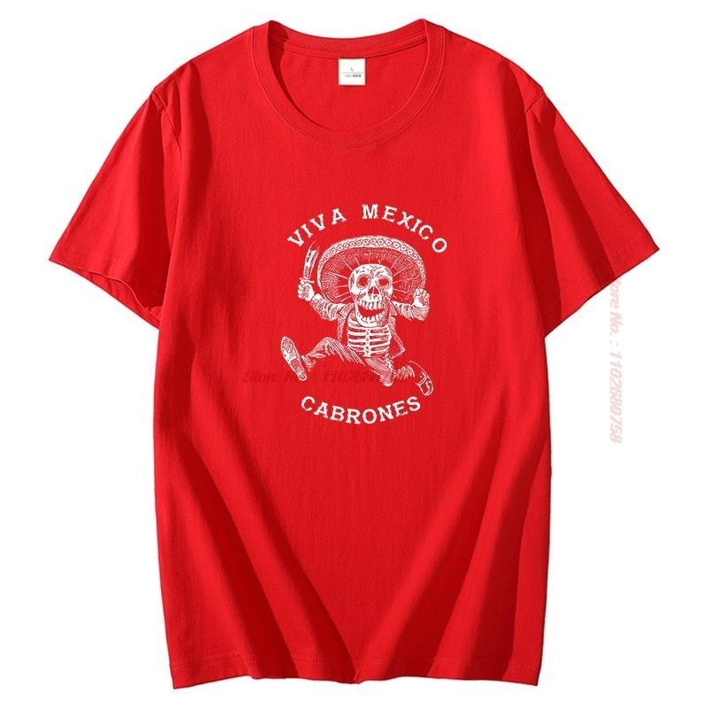 Viva Mexico Cabrones Mad Mexican Dead Mariachi Graphic T Shirts Cotton Short Sleeve Tshirt Tees Tops Summer Oneck Tshirt