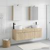 Bathroom Cabinet Set 5 pcs Sonoma Oak 50 x 14.5 x 70 cm