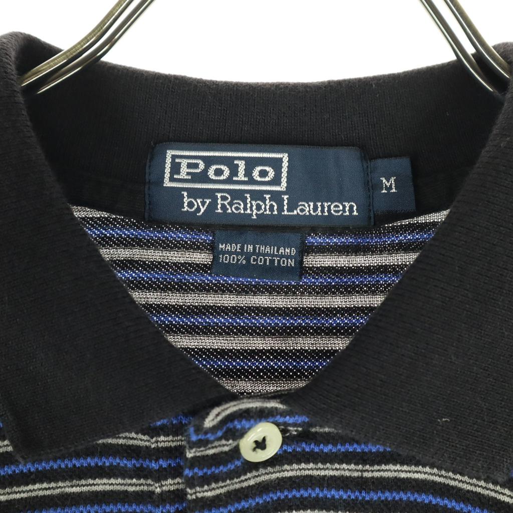 Polo by Ralph Lauren Border Pattern Short sleeve Polo shirt Men's Used