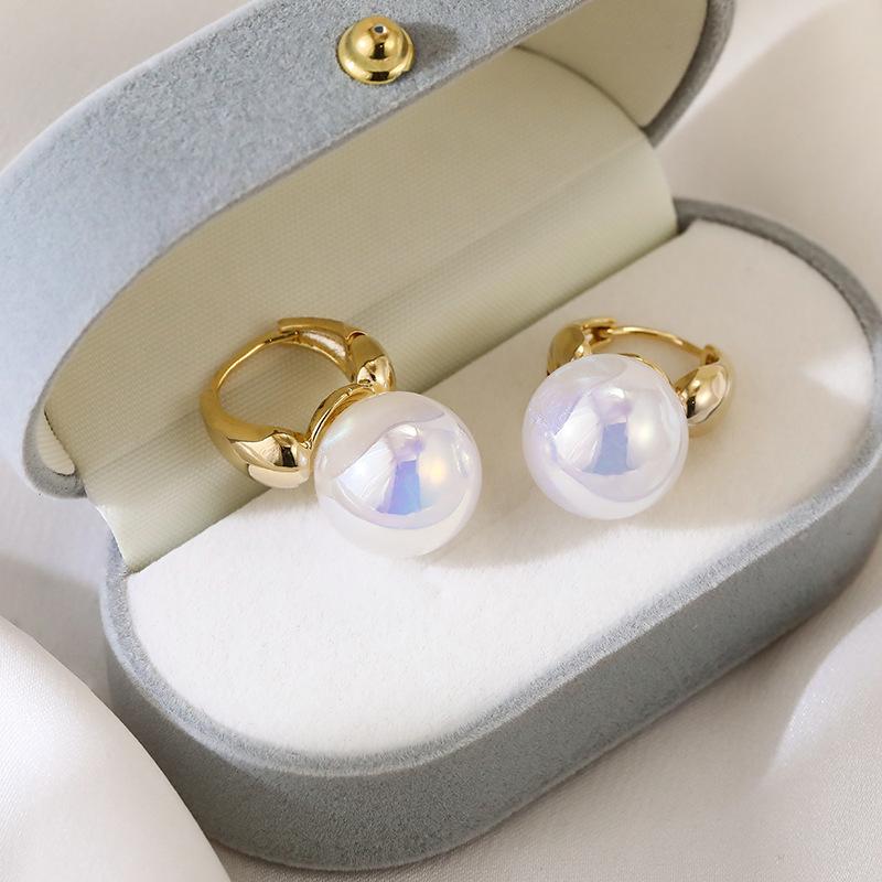 2024 Elegant French Pearl Mermaid Earrings - Trendy, High-End Designer Style for Women
