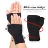Sports Palm Knitting Breathable Outdoor Cycling Fitness Weightlifting Non-slip Half Finger Elastic Pressure Gloves Protective Gear