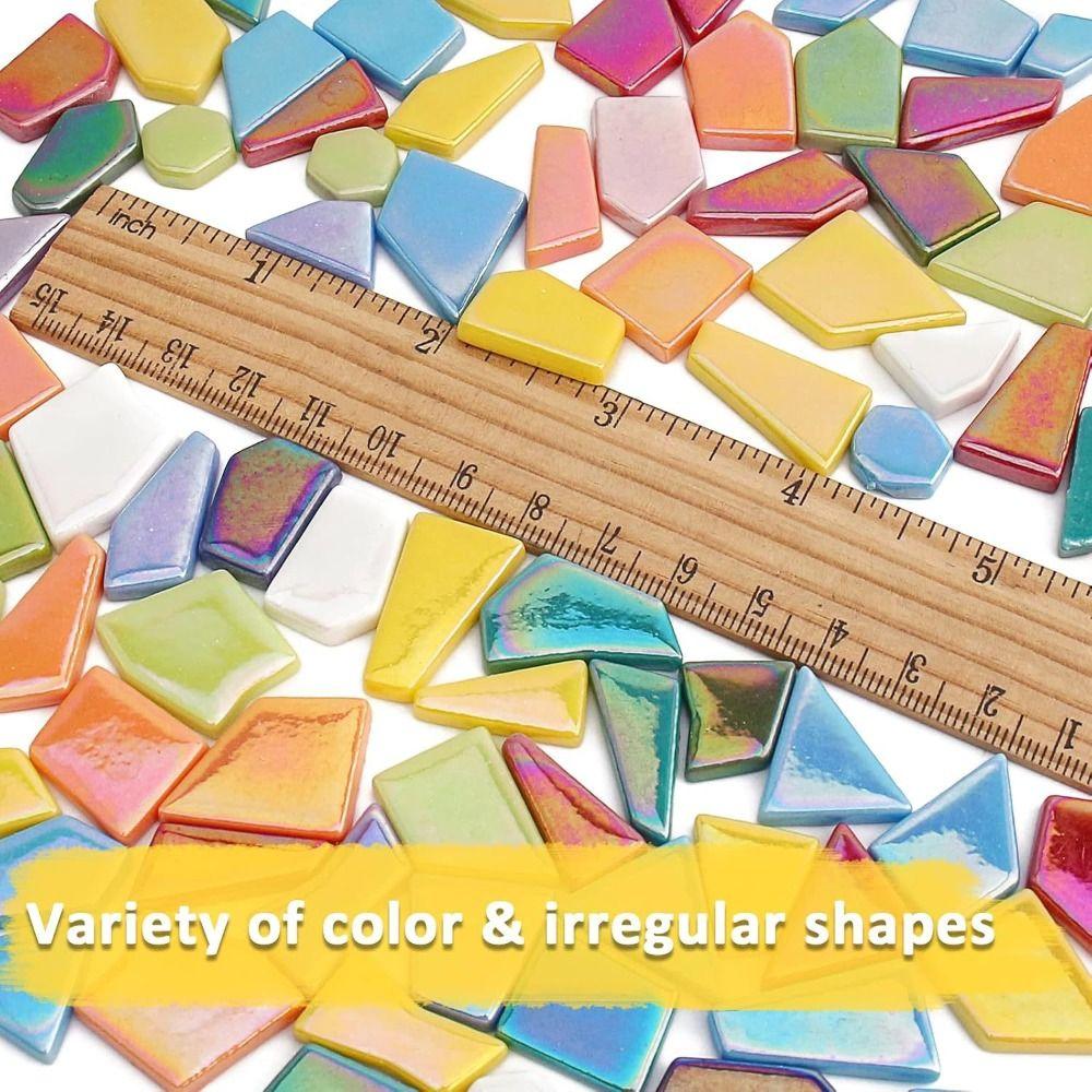 Colorful Broken Mosaic Glass Broken Pieces Mosaic Glass Pieces Glass Mosaic Tiles Home Decor