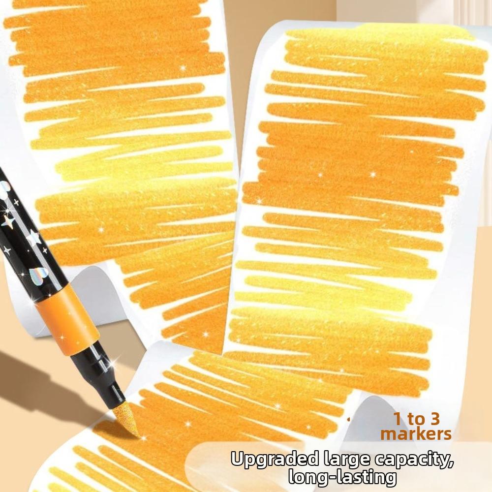 High Coverage Acrylic Marker Soft Head Design Painting Pen New Soft Head Marker  for Students Use