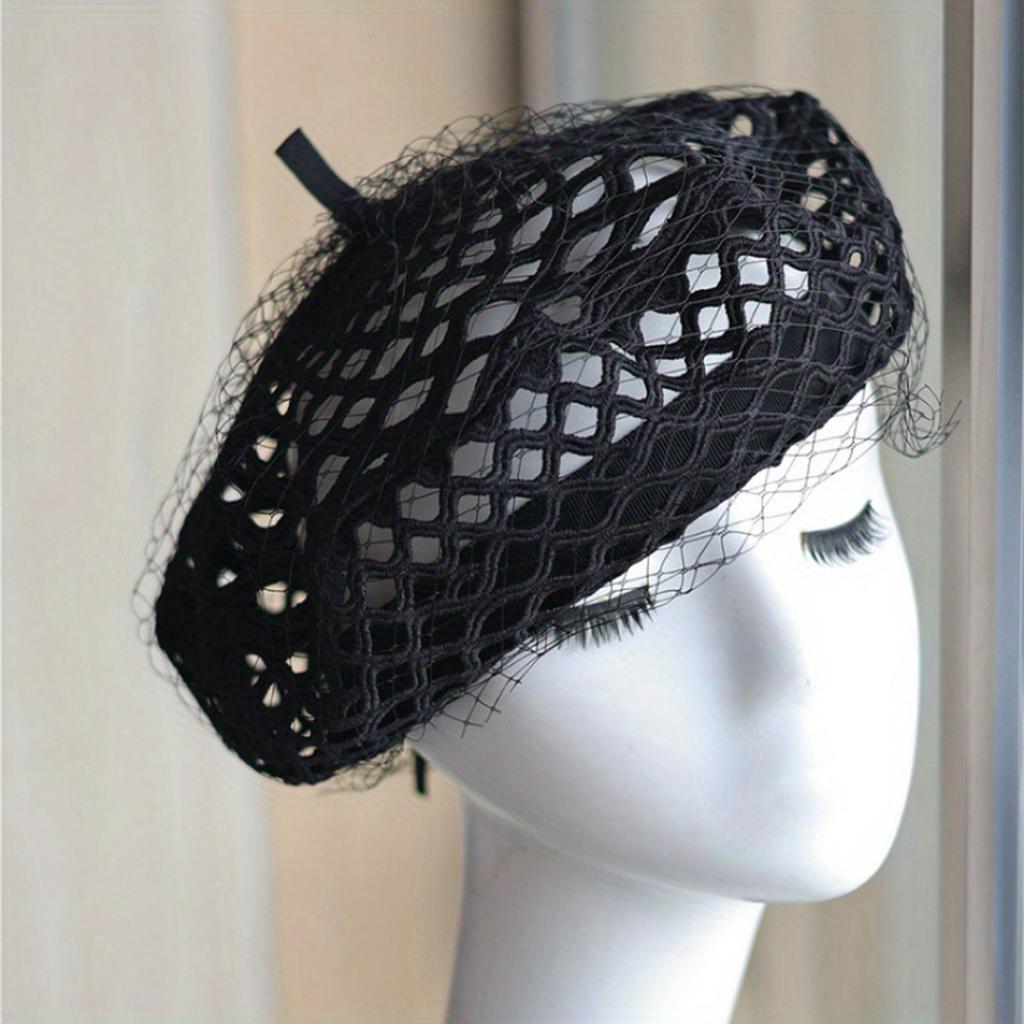 Summer Beret Caps for Women Breathable Mesh Design Solid Color Beret Ideal Gifts for Friends Family