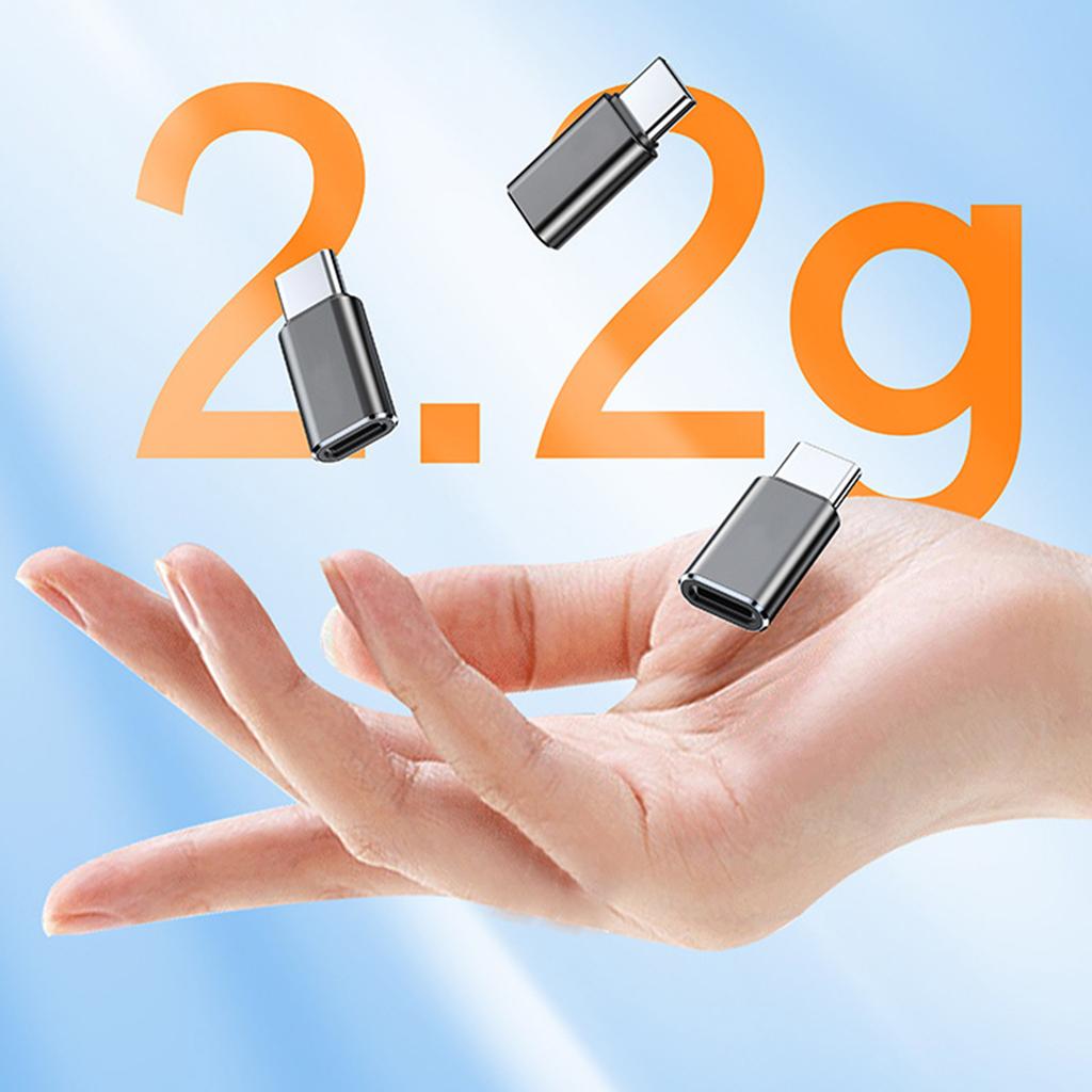 5Pieces USB C Adapter for Phone 15/16 Tablets Pad Switches Enables Charging and Data Transfer Aluminum