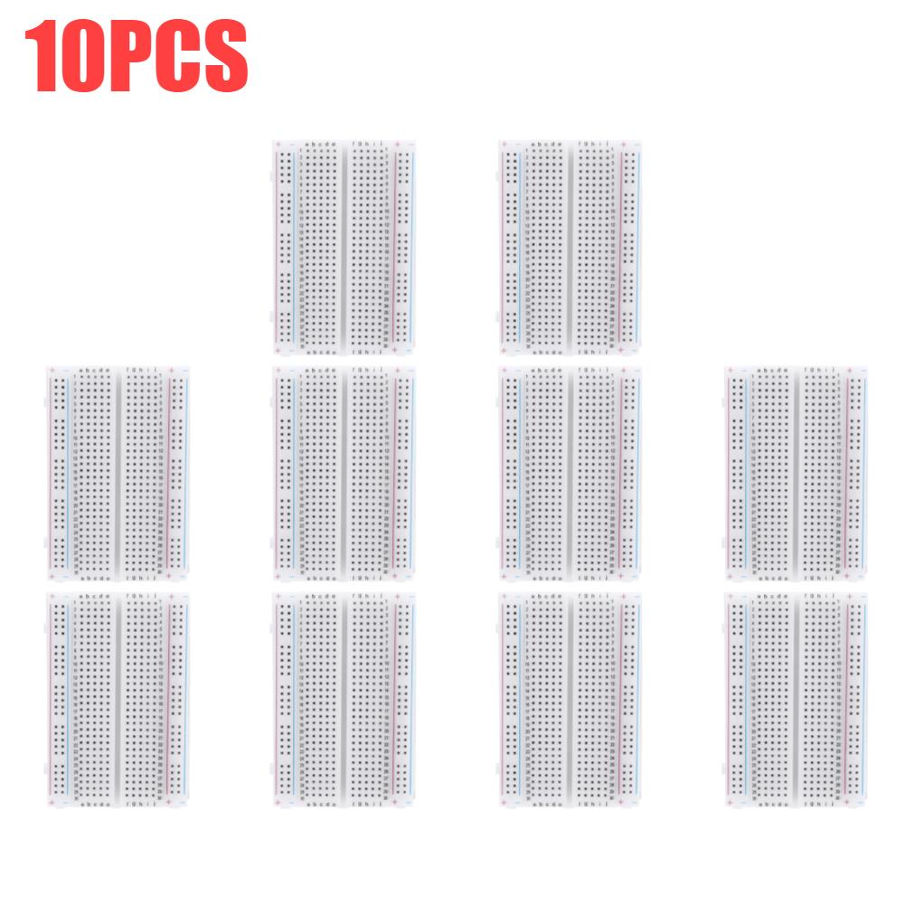 1-10pcs Breadboard 400 Point PCB Board  MB102 Test Develop Nodemcu Raspberri PI 2 lcd High Frequency 40pin Dupont Line