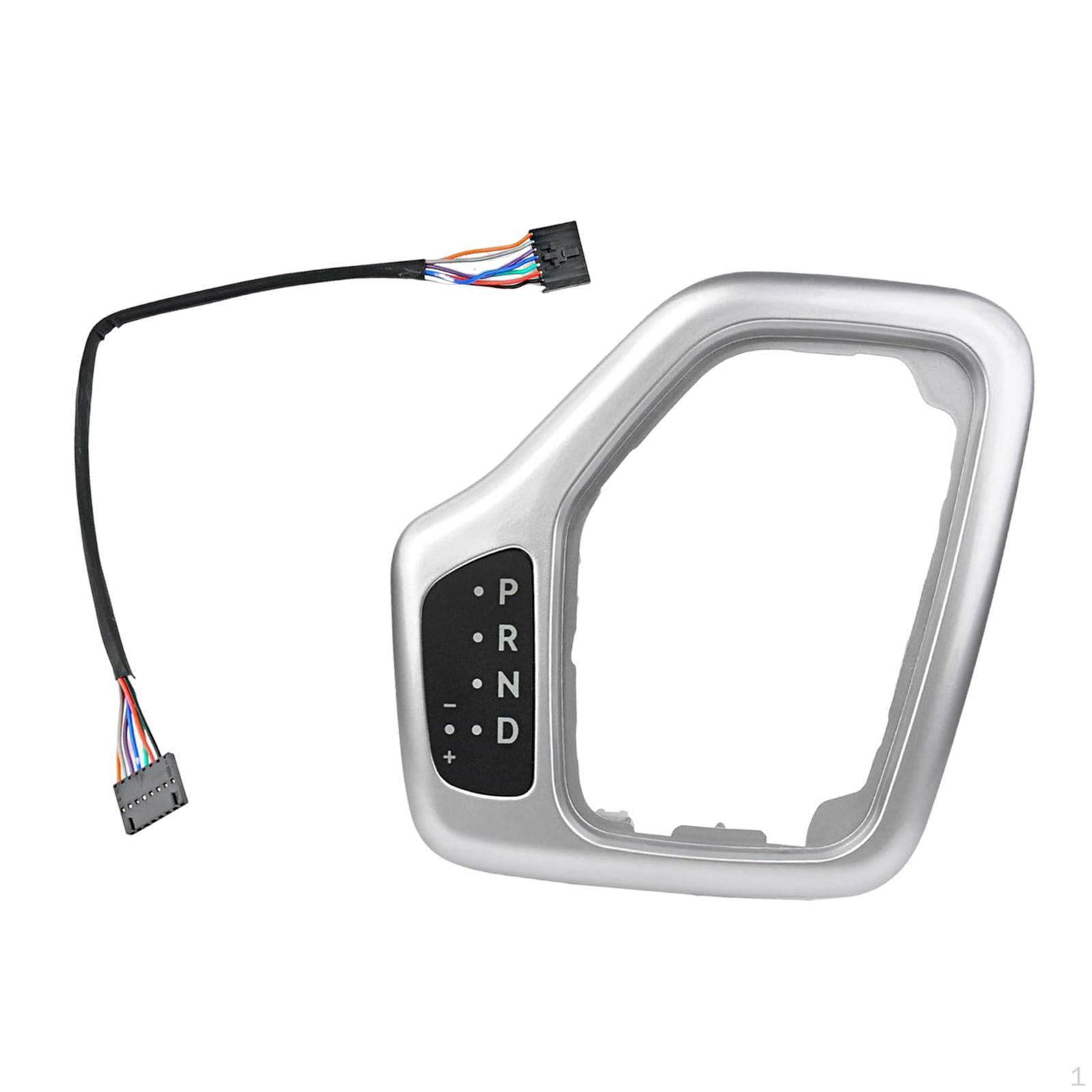 

Рамка переключения передач с жгутом 68413957AA Запасные части Легко установить Декорация 5yd27xsaaa серебряный