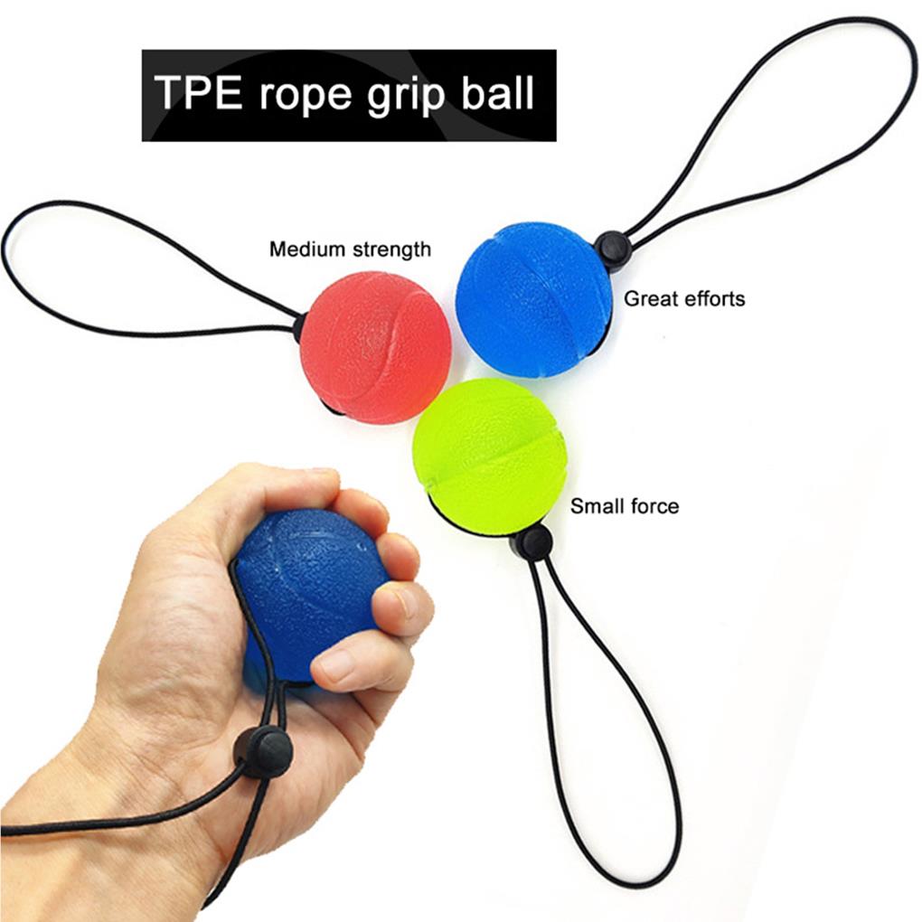 3 Pezzi Palline Antistress Elastiche Impermeabili per Presa della Mano Leggere Allenatore di Forza Accessori Fitness con Cinturino da Polso Regolabile