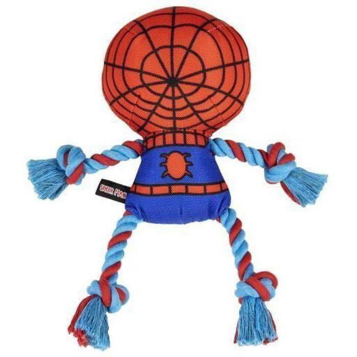 For Fan Pets Corde à dents pour Chien Spiderman | 22x8x36 cm