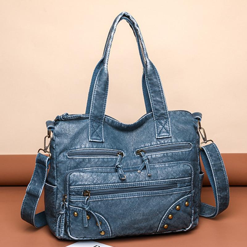 Exclusive Design Women's Bags Vintage Handbags for Women Retro Large Capacity Tote Bags Fashion Shoulder Messenger Crossbody Bag