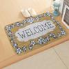 Cross-Border Welcome Letter Mat: Entryway, Kitchen, Absorbent Floor Mat
