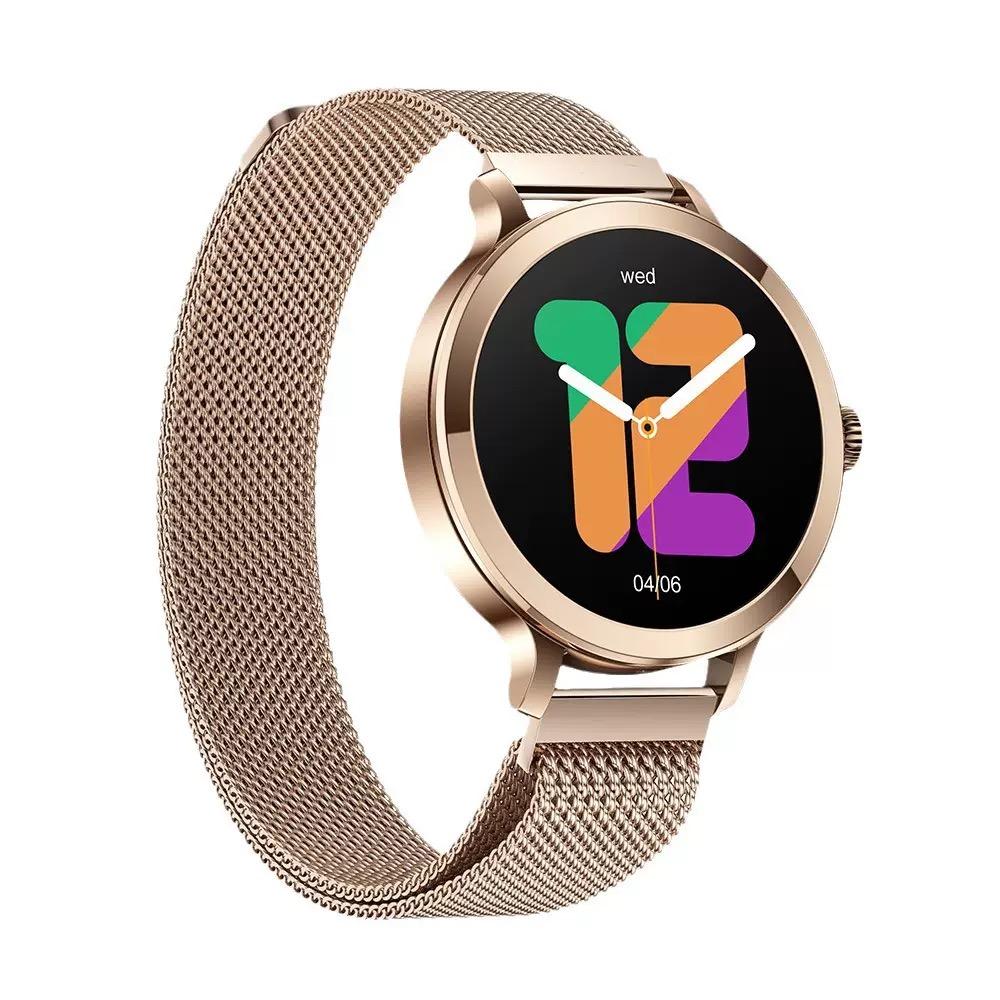 Women Smartwatch AMOLED Bluetooth Call Voice Assistant Healthy Monitoring Sport Waterproof Electronics Smart Watch