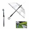LCBXOOX Transparent Umbrella for Adults and Children, Includes Water Gun, 2-Way Design, Powerful Spray, Anti-Pinch Design, Perfect for Business and