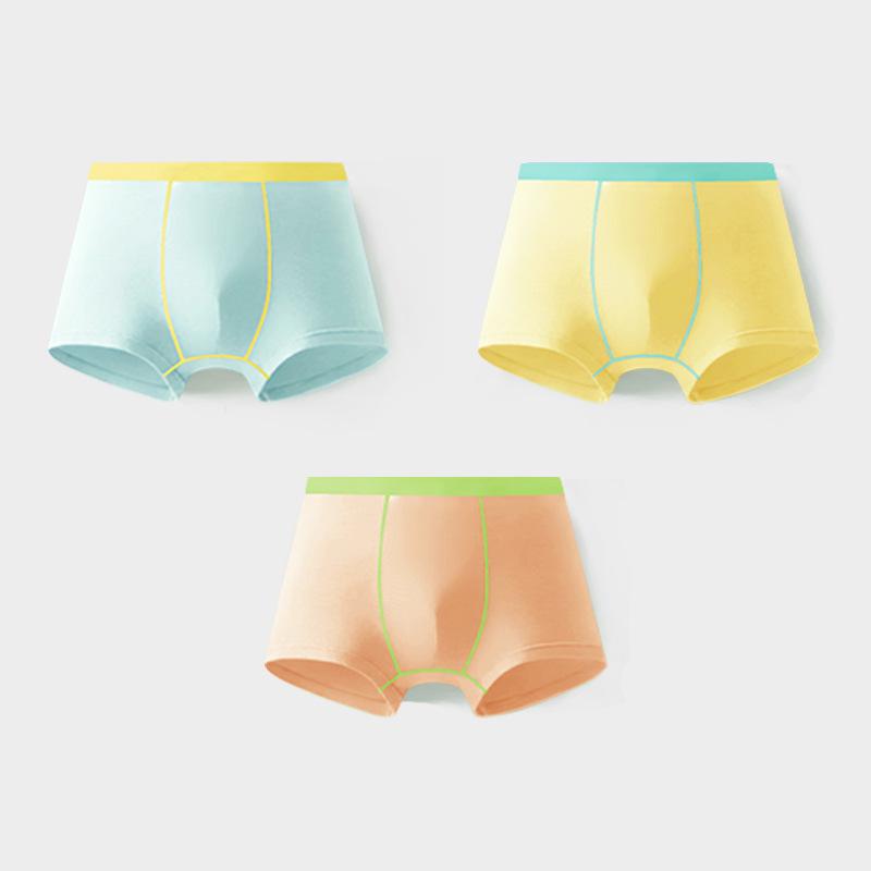 

M Leyu Antibacterial Boxer Briefs for Boys: Comfortable, No-Pinch Underwear for Medium to Large Young Kids Size 150: Weight 60-72 kg, Height 145-155 cm