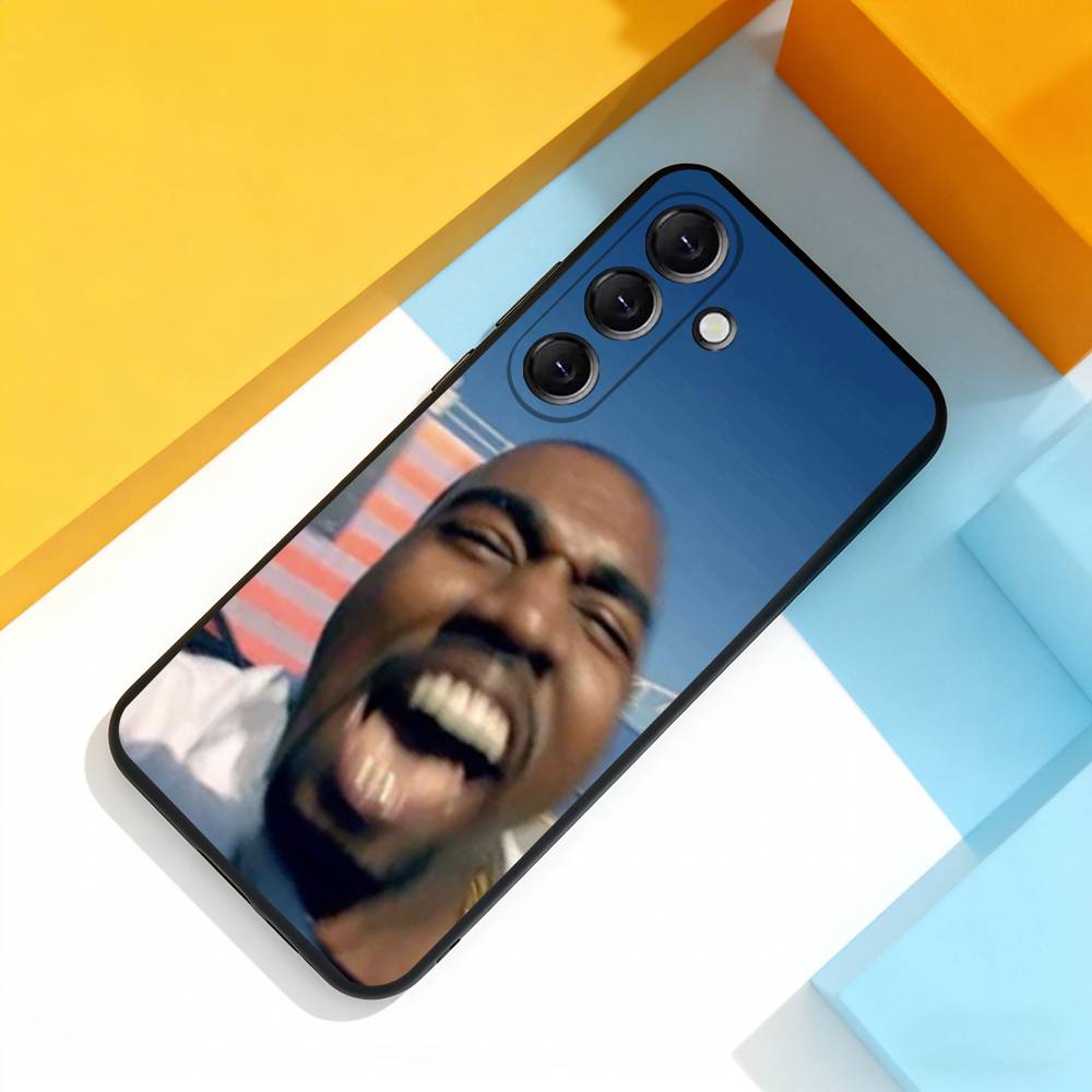 Funny K-Kanye W-West YE Phone Case For Samsung Galaxy A 73,72,51,53,52,71,22,5G,Note,J7,8,9 Soft Precise Hole Black Cover