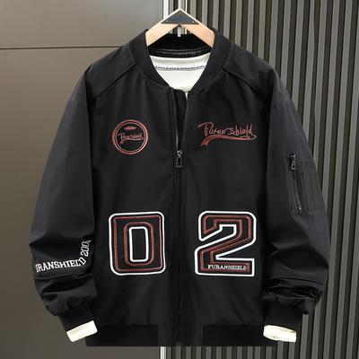 Taglie Forti 4XL-12XL Giubbotti Bomber Oversize da Uomo Capispalla Moda Manica Lunga Cappotto Corto