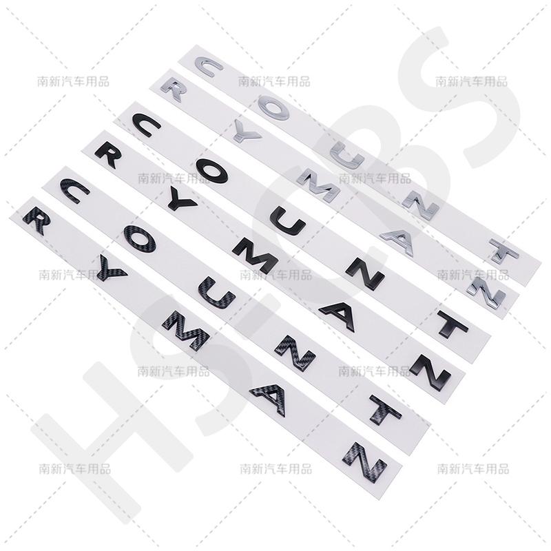 ABS Carbon Fiber Pattern Clubman Logo Countryman Letters Emblem Sticker Car Trunk Badge For F54 F55 F56 R55 R56 R60 F60 R52 R50