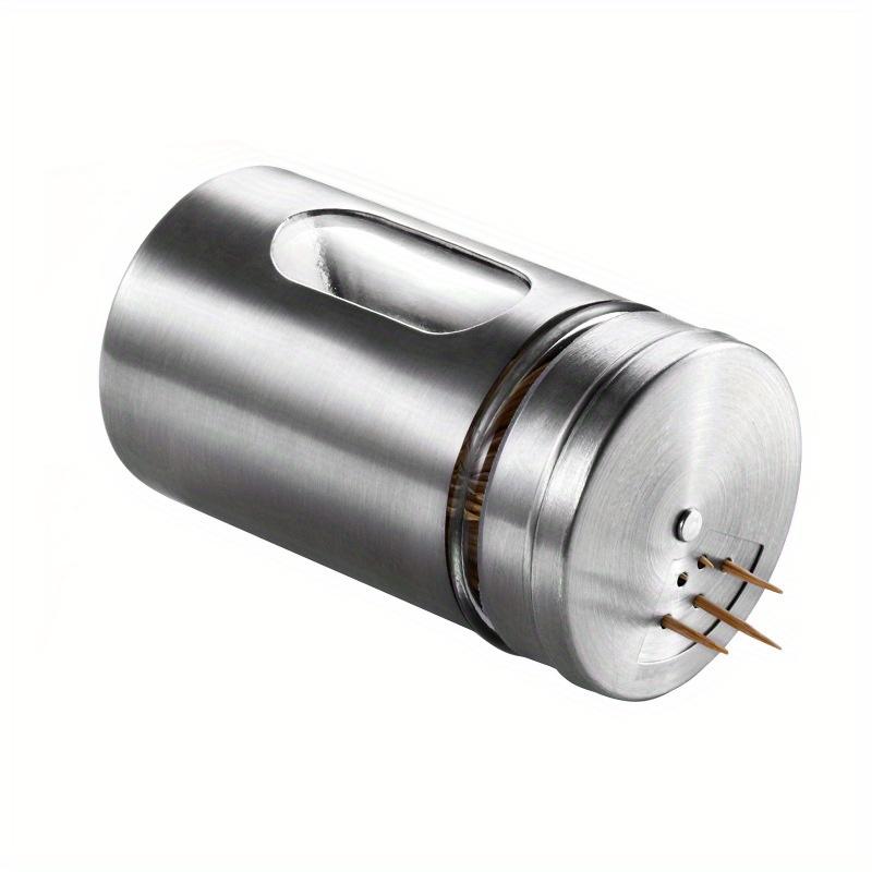 1PC Stainless Steel Seasoning Bottle for Home Outdoor BBQ Pepper Shaker Spice Jar Toothpick Holder Kitchen Tools