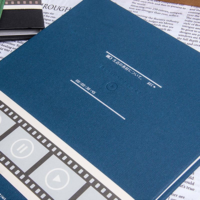 Fotoalbum Klar Film Luftisolering Stor Kapasitet DIY Gaver til Familie Bryllupsdag Blå