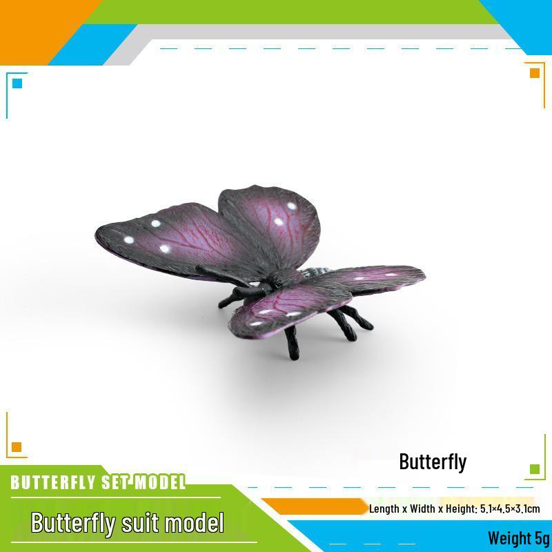 Colorful Swallowtail Butterfly Model for Children's Cognitive and Scene Decoration