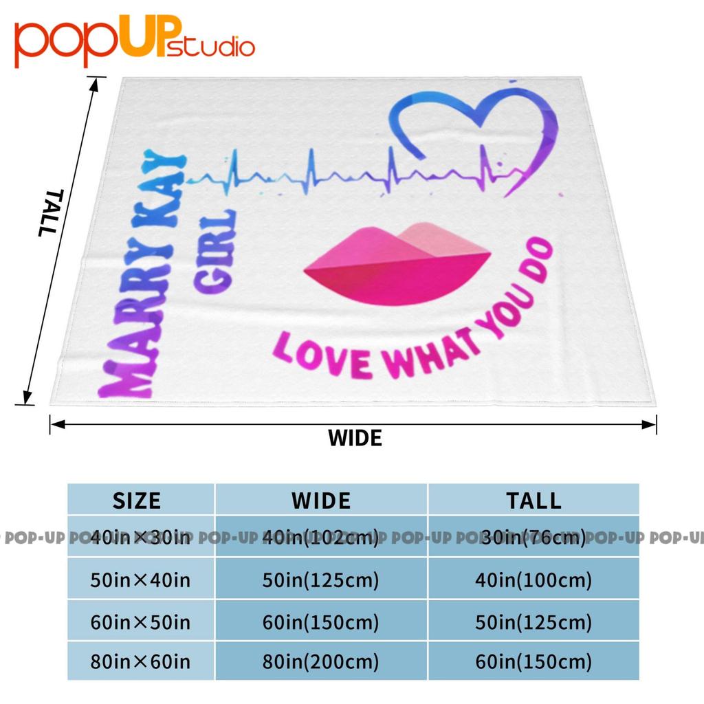 Mary Kay Girl Love What You Do Heartbeat Ultra-Soft Blanket Quilt Winter Sofa Cover Bed Covers