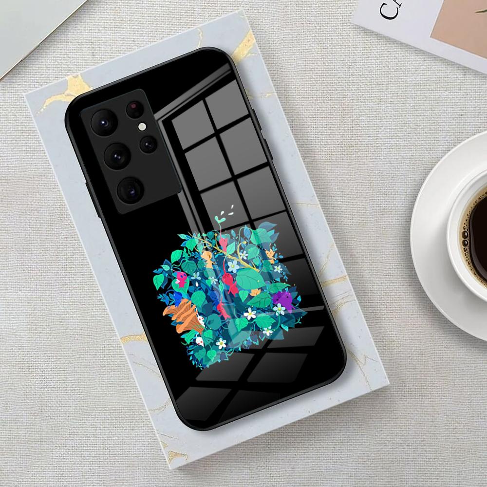 Game Pikmin 4 Phone Case For Samsung S25 Edge Ultra 23 22 21 20 Ultra Plus S24 Fe A54 53 25 Glass Cover