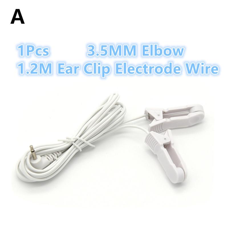 2.0/3.5Mm Ear Clips Connection Cables Conductive Standard Pin Muscle Stimulator Digital Therapy Tens Unit Tool Machine