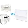 Low Profiles Skimmer Door Replacement Swimming Pool Water Management Cover Prevents Water Flows
