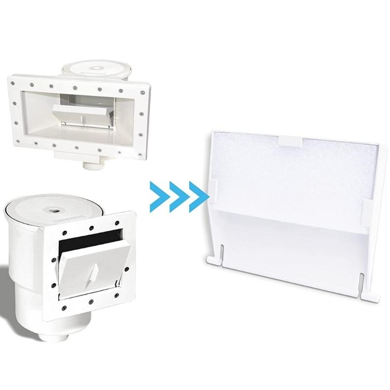 Low Profiles Skimmer Door Replacement Swimming Pool Water Management Cover Prevents Water Flows