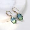 1 Pair Cubic Zirconia Drop Earrings Copper Jewelry