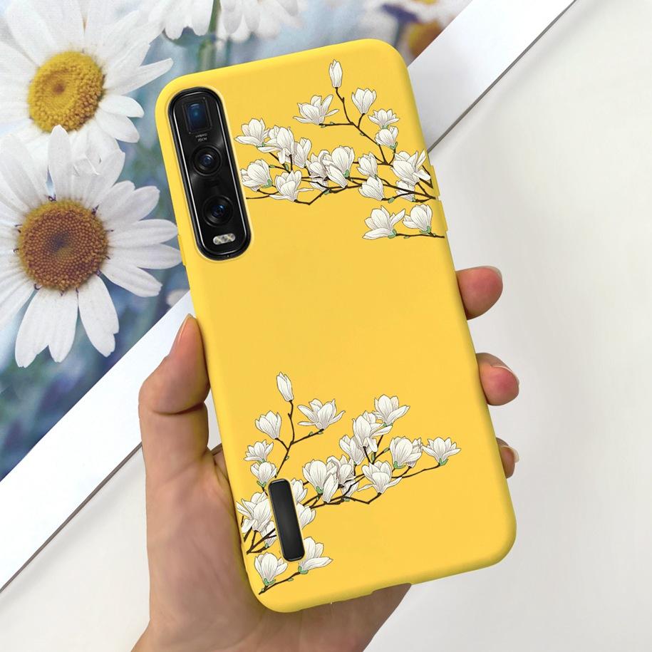 For OPPO Find X2 Pro Case Find X2 X 2 Pro CPH2025 Fashion Flower Silicone Cover Phone Cases For OPPO Find X2 Lite Neo X2Neo Capa