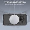 KEYSION Hollow Heat Dissipation Case for Xiaomi 15T Pro 5G Silicone+PC Magnetic Cooling Shockproof Phone Cover for Xiaomi 15T
