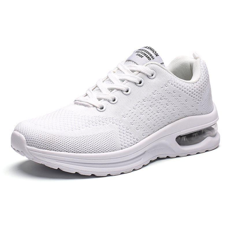 Flying Weaving Women's Shoes Breathable Shock-absorbing Running Shoes