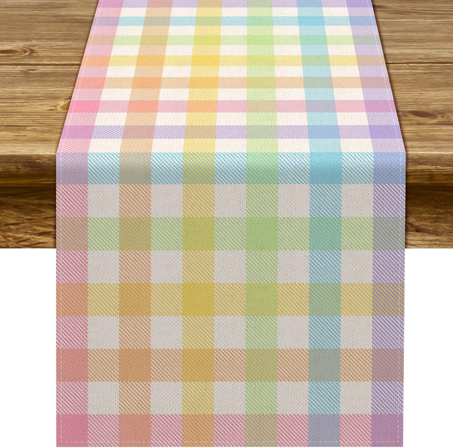 

1PC Spring Holiday Country Fireplace Table Cloth for Kitchen, Dining, Living Room, and Family Gatherings, Size: 13 x 72 30*180cm