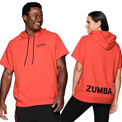 ZUMBA WEAR Худи с коротким рукавом, Размер XS, Оранжевый, Z2T000023