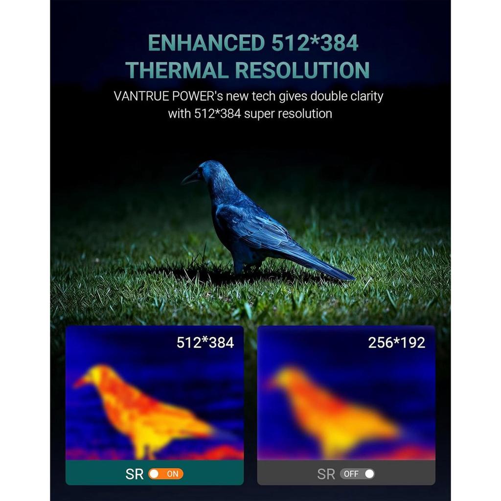 Vantrue TS1 Thermal Imaging Camera for Android, Infrared Camera Thermal Cameras with 512 X 384 Super Resolution Infrared Camera with USB-C