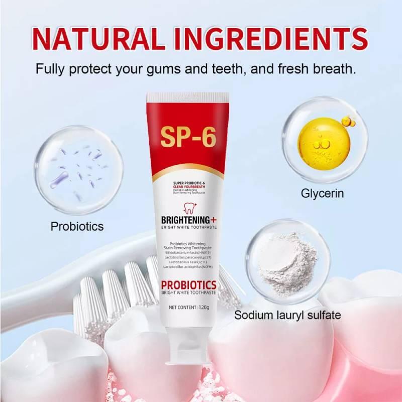 Premium Yilest Sp-6 Probiotic Whitening Toothpaste For Stain Removal And Fresh Breath