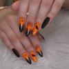 24 stücke Halloween Falsche Nägel Party Cosplay Gefälschte Nägel Halloween Nail art Acryl Gefälschte Nägel