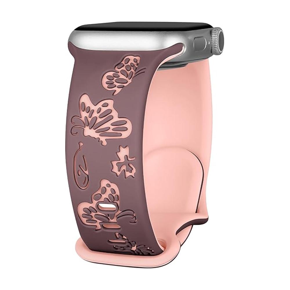 Engraved Straps For Apple Watch Band 46mm 42mm 44mm 45mm 40 41mm 49mm correa bracelet iwatch Series 11 10 9 8 7 6 5 Ultra 3 SE