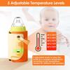 Portable Bottle Warmer,Baby Bottle Insulation Cover Bottle Warmer with 18W Quick Charge and LED Display,Adjustable Temperature Control, Handhold Milk